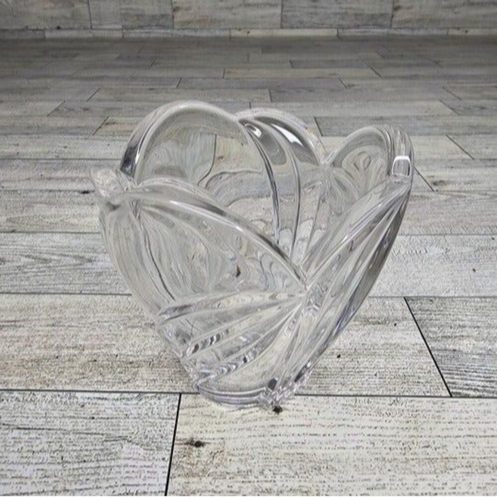 Lenox Crystal Arctic Bloom Tulip Shaped Votive Holder Fine Crystal Candleholder